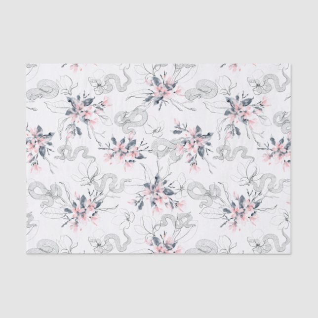 Schlangen u. abstrakte seidenpapier (Vorderseite)