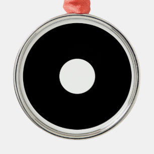 Schlangenauge Silbernes Ornament