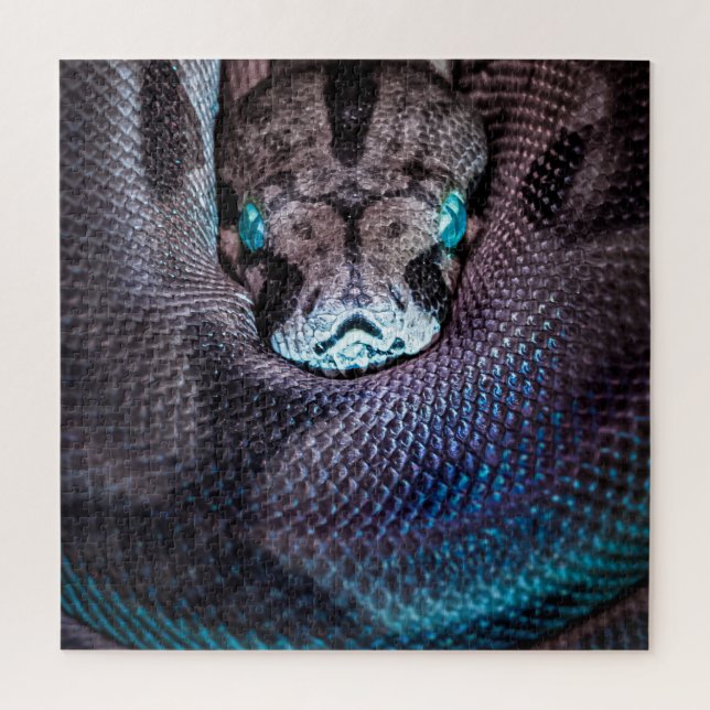 Schlangenboa Anaconda Python Reptile Snakeskin Puzzle (Vertikal)