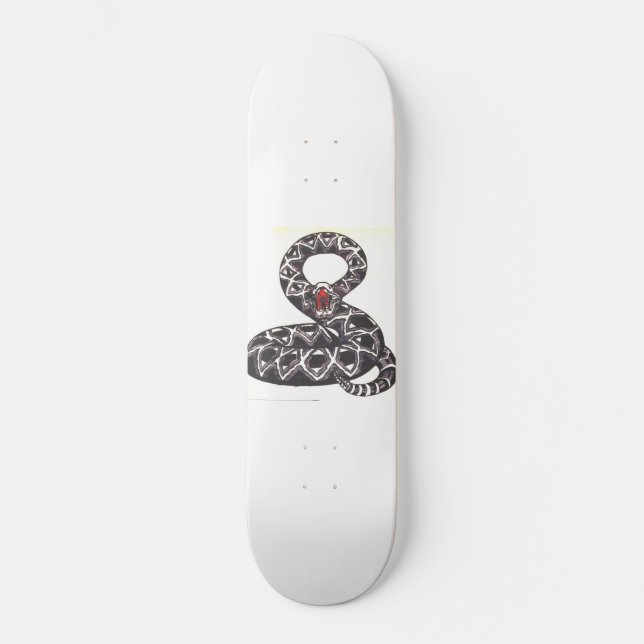 Schlangenbord Skateboard (Vorderseite)
