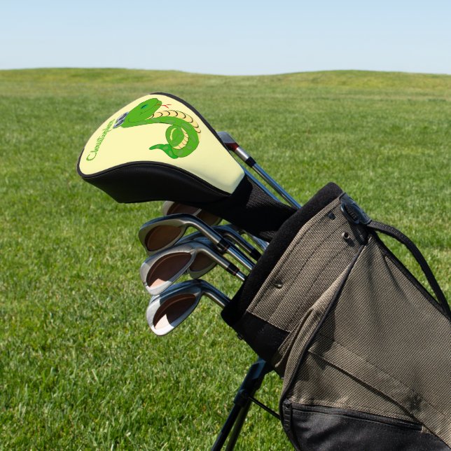 Schlangendesign Golf Headcover (In SItu)