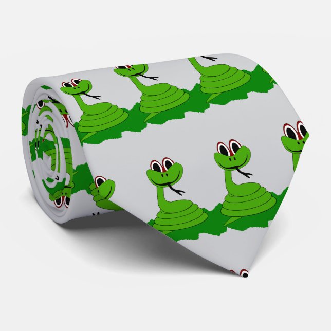 Schlangendesign Krawatte (Gerollt)