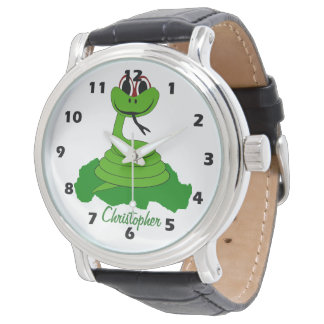 Schlangendesign personalisiert armbanduhr