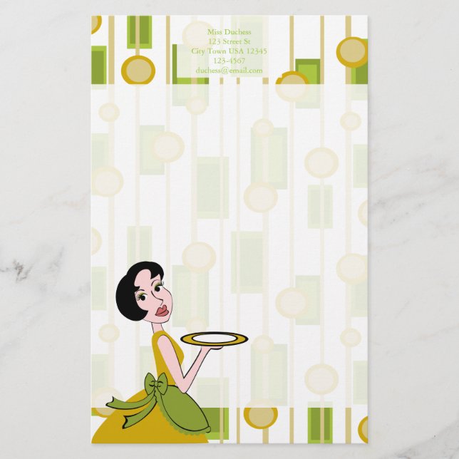 Schlangenessen Briefpapier (Vorderseite)