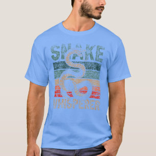 Schlangenflüsterer Schlangenliebhaber Tier lustig T-Shirt