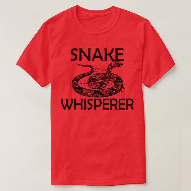 Schlangenflüsterer T-Shirt (Design vorne)