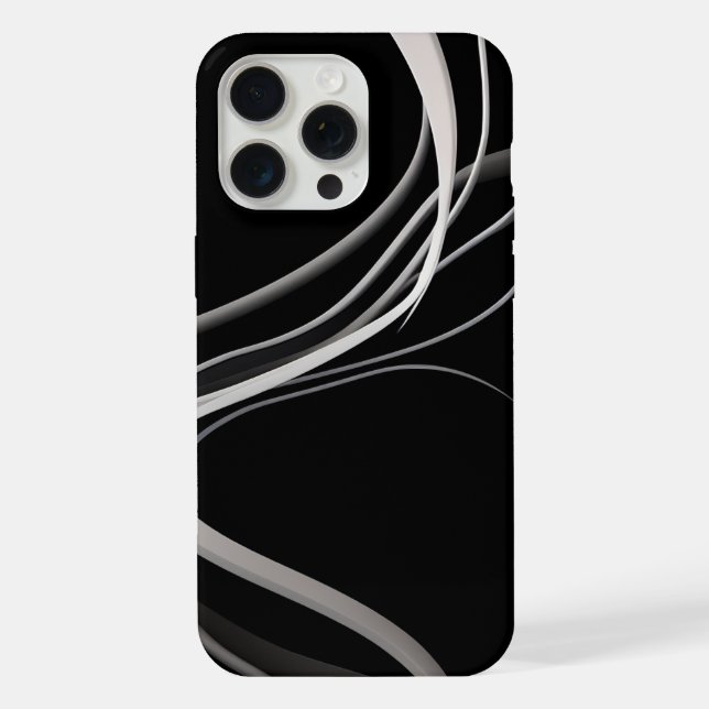 Schlangenförmige Eleganz iPhone Hülle (Rückseite)