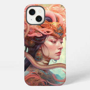 Schlangenhaar-Dame Fantasy-Kunst iPhone 13 Hülle