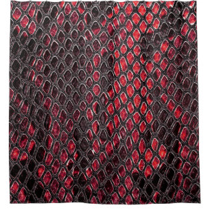 Schlangenhaut: abstrakter Hintergrund. Duschvorhang