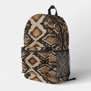 Schlangenhaut Bedruckter Rucksack
