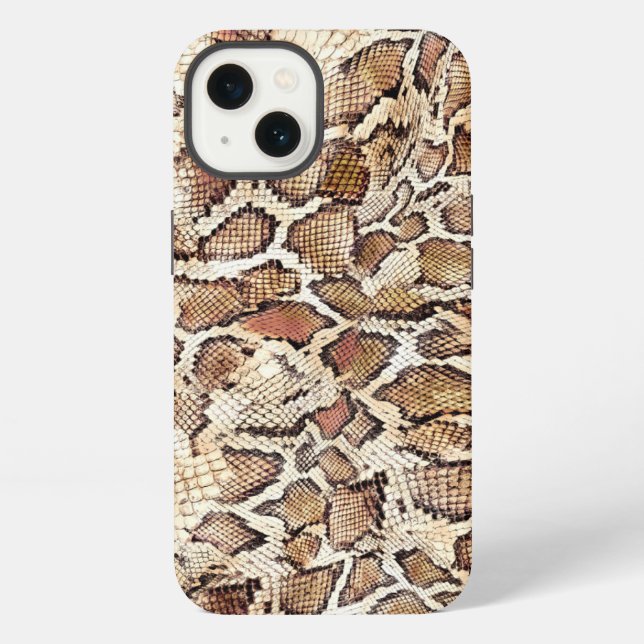 Schlangenhaut-Design iPhone Hülle (Rückseite)