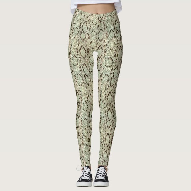 Schlangenhaut Leggings (Vorderseite)