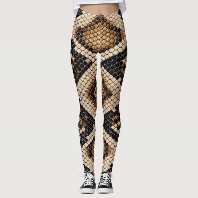 Schlangenhaut Leggings (Vorderseite)