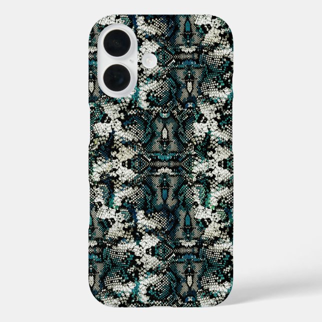 Schlangenhaut-Muster  Case-Mate iPhone Hülle (Rückseite)