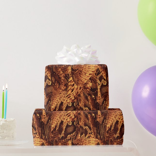 Schlangenhaut-Muster-Geschenkpapier Geschenkpapier (Partygeschenke)