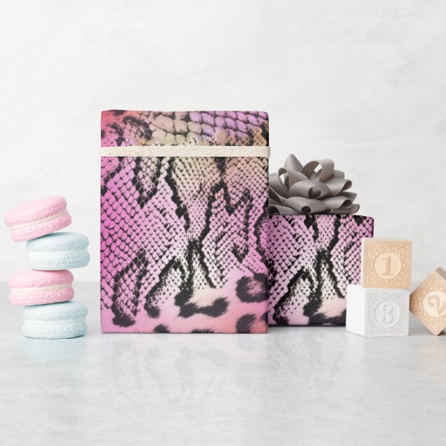 Schlangenhaut-Muster-Geschenkpapier Geschenkpapier (Babyparty)