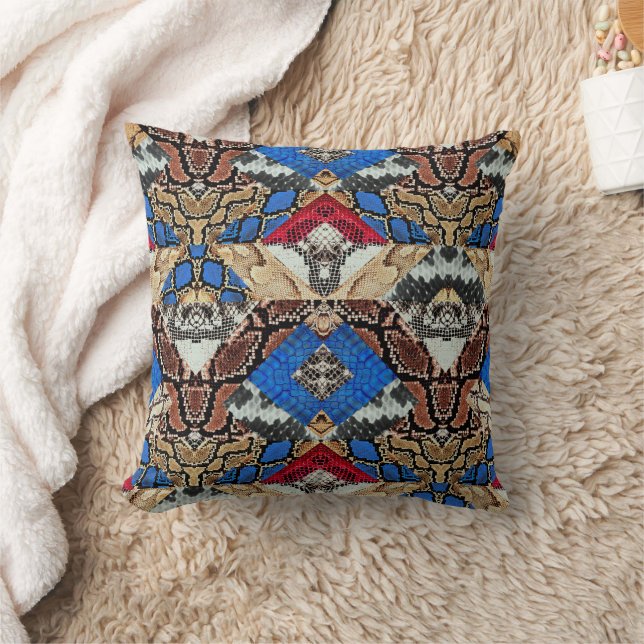 Schlangenhaut-Muster  Kissen (Decke)