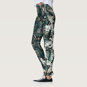 Schlangenhaut-Muster  Leggings