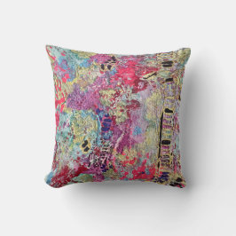 Schlangenhaut Pillow Electric Neon kühl farbig Kissen