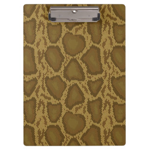 Schlangenhaut, Reptilmuster Klemmbrett