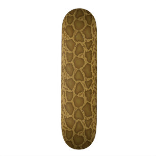Schlangenhaut, Reptilmuster Skateboard