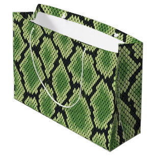 Schlangenhaut, Tiermuster, Wüstenmuster Große Geschenktüte