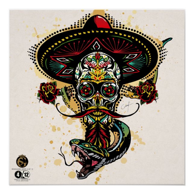 Schlangenhipster Poster (Vorderseite)