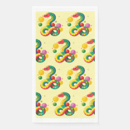 Schlangenjahr 2025: Glück und Wohlstand vereinbare Serviette