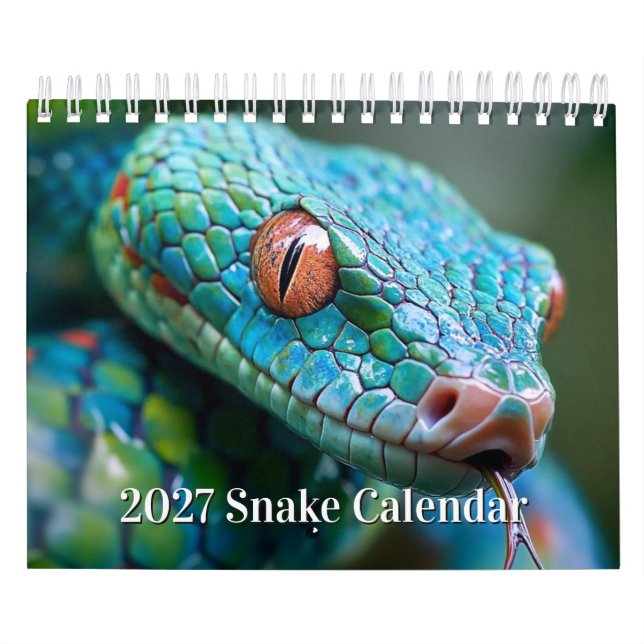Schlangenkalender 2027 kalender (Titelbild)