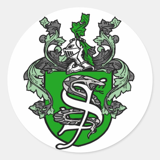 Schlangenkamm - Aufkleber (Vorderseite)