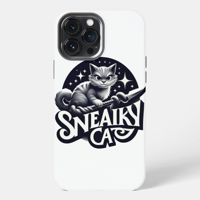 Schlangenkatze iPhone Hülle (Rückseite)