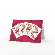 Schlangenkönig und Königin der Herzen spielen Kart