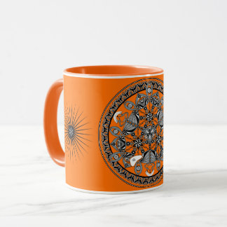 Schlangenkönigin (handgezeichnete Monochrom) Tasse