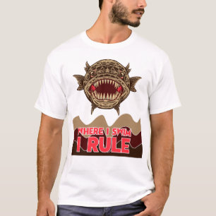 Schlangenkopffisch Wo ich schwimme, da herrsche ic T-Shirt