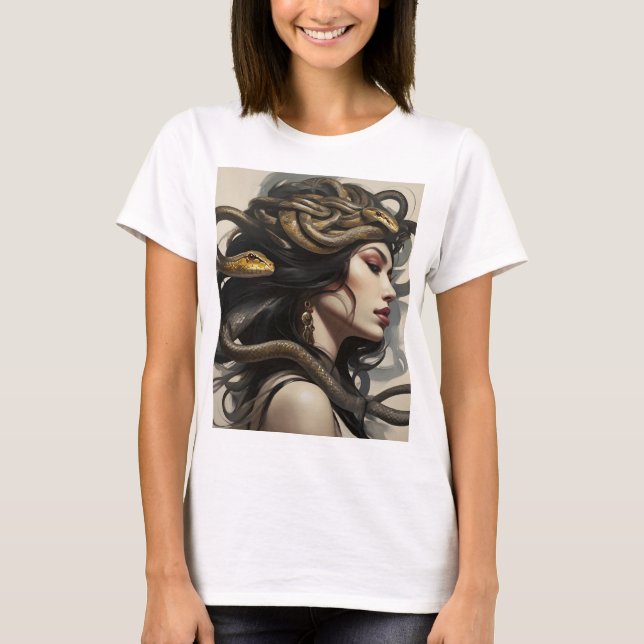 Schlangenkunst T-Shirt (Vorderseite)