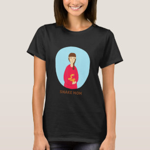 Schlangenmutter Reptil Reptilien Eidechse Eidechse T-Shirt