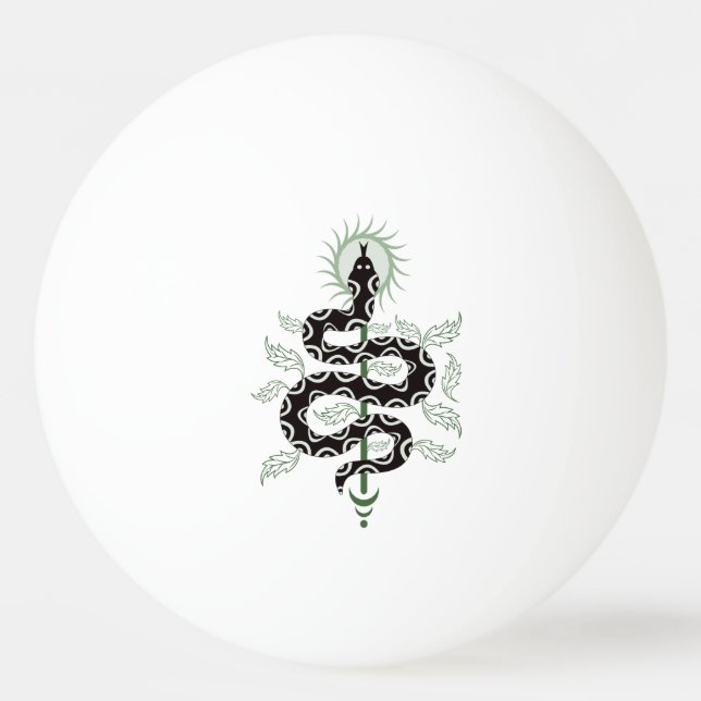 Schlangenoase Tischtennisball (Vorderseite)