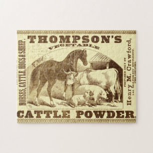 Schlangenöl und Alte Werbung 1 Jigsaw Puzzle