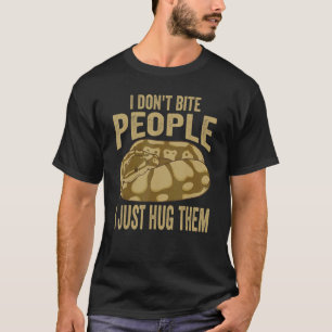 Schlangenreptil für Ballpython-Herpetologe T-Shirt