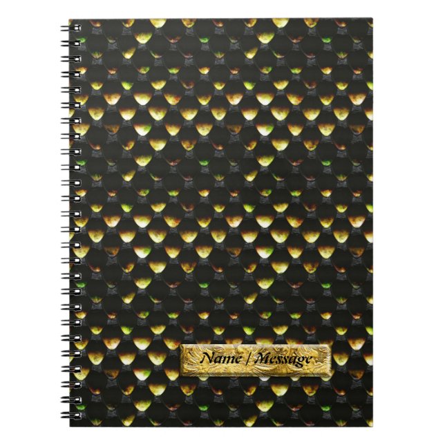 Schlangenskala 1B Notebook Notizblock (Vorderseite)