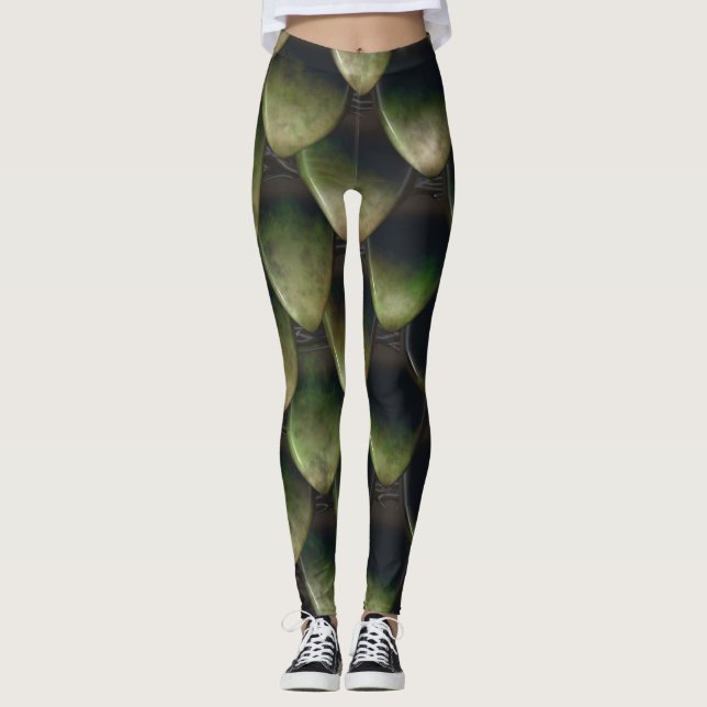 Schlangenskala Leggings (Vorderseite)