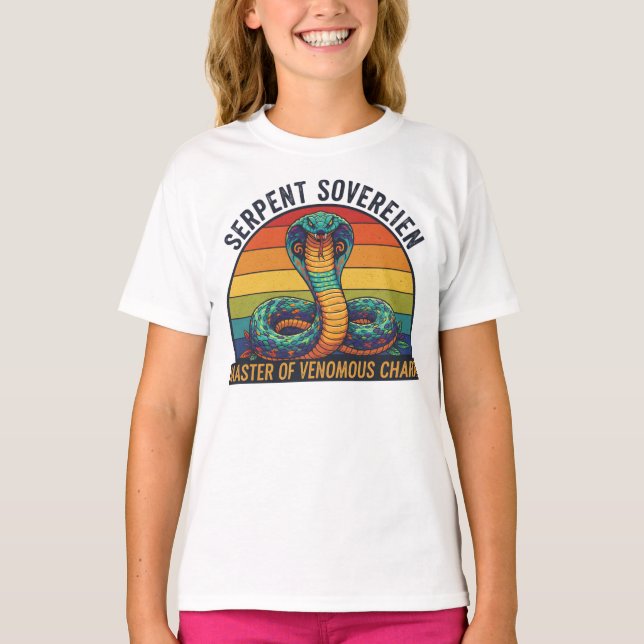 Schlangensouverän Cobra T-Shirt (Vorderseite)