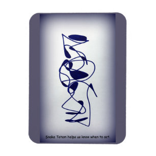 Schlangentotem Magnet