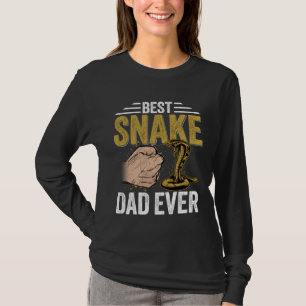 Schlangenvater Reptilien Haustier Reptilienbesitze T-Shirt