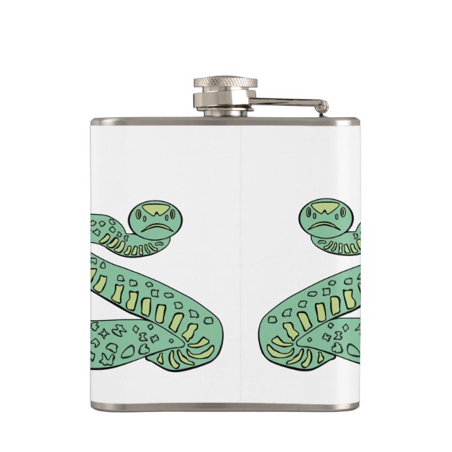 Schlangenwelt: Extrem, Power, Abenteuer. Flachmann (Rückseite)