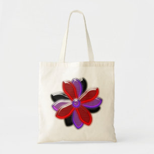Schlanke Daisy Blume Budget Tote Bag Tragetasche