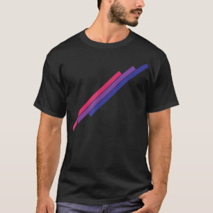 Schlanker Biseual Stripe Relaated Fit T T-Shirt