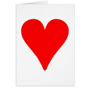 Schlankes Rotes Herz