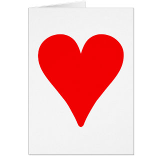 Schlankes Rotes Herz