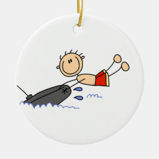 SchlauchStrichmännchen Keramik Ornament